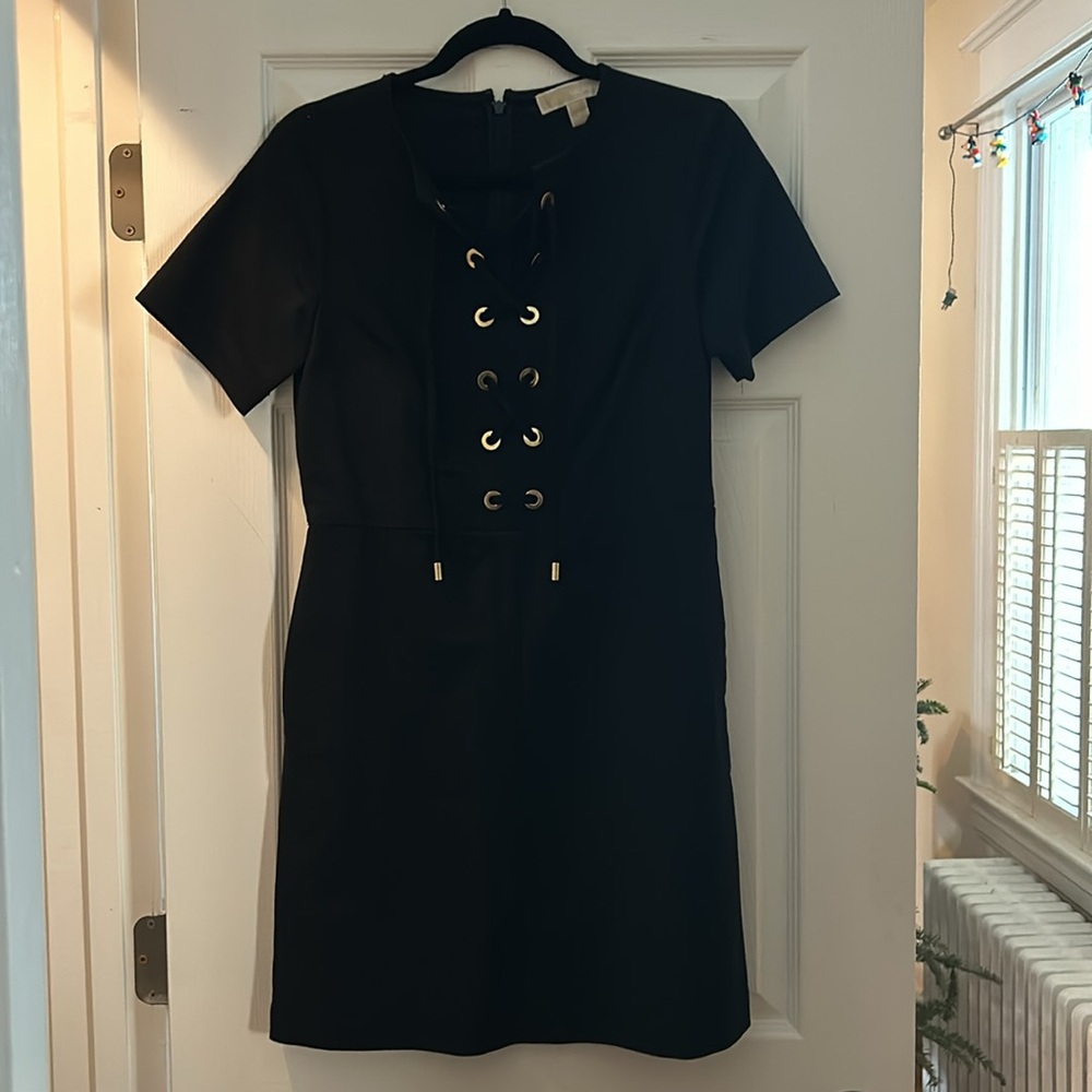 Michael Kors dress with gold rivets